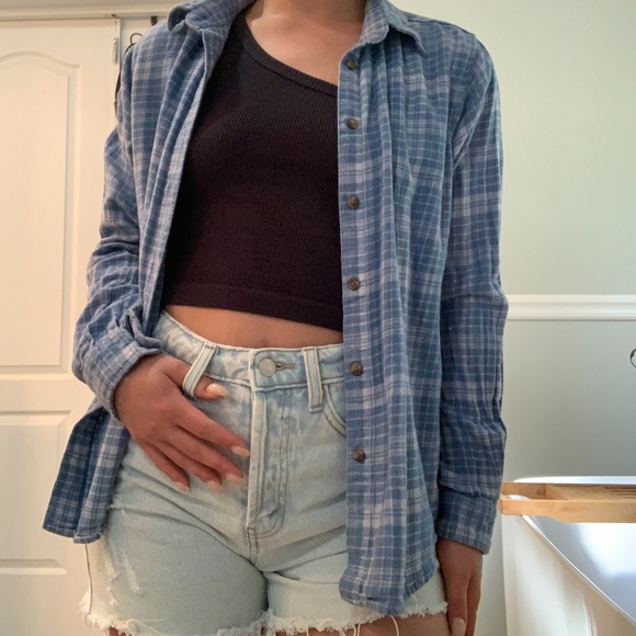Thick Blue Flannel - Picture 1 of 2